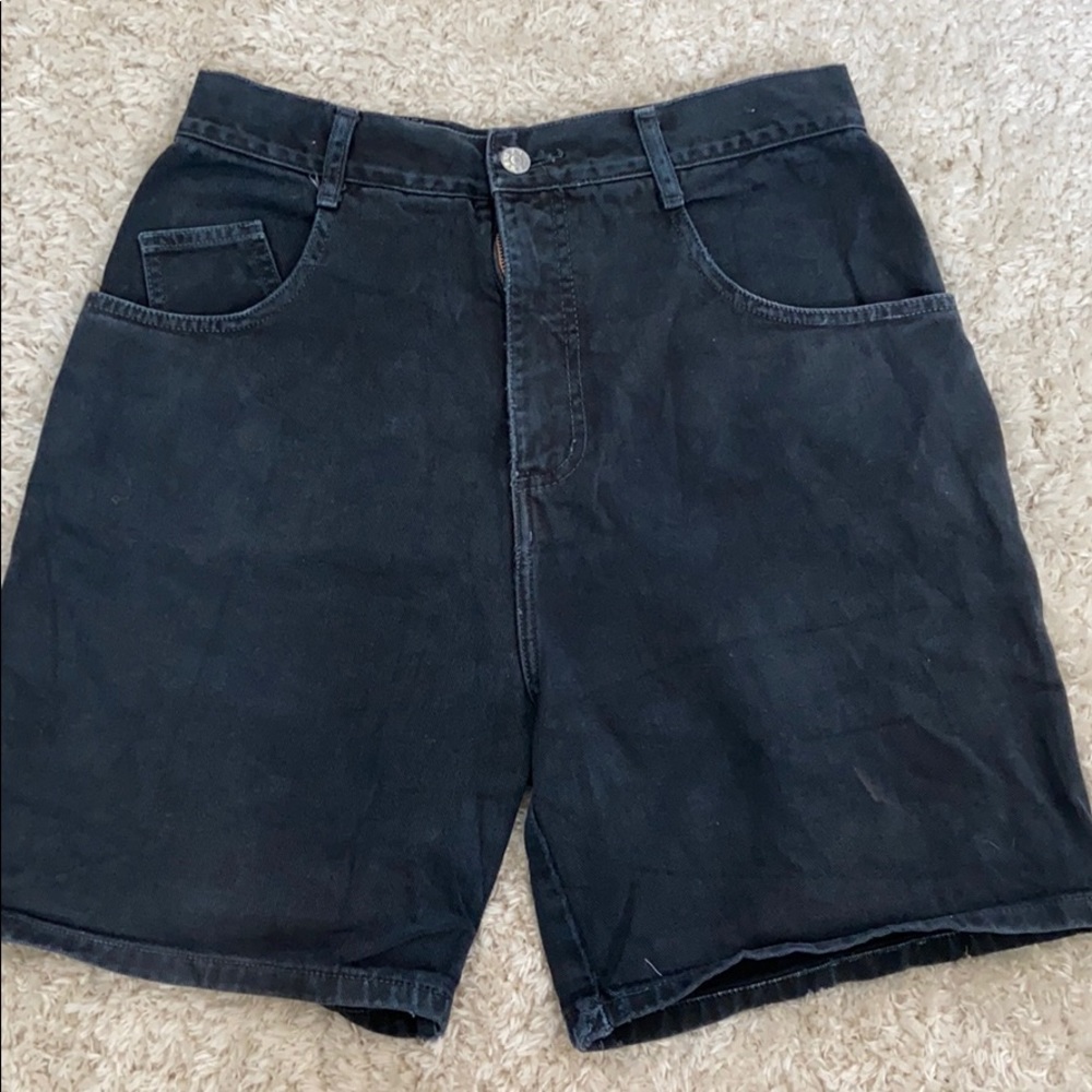 Black long Vintage shorts